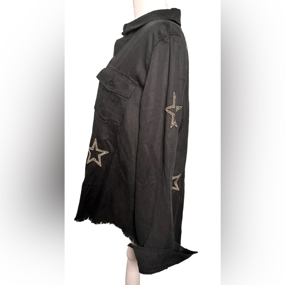 Rails Black Star Women’s Button Down - Picture 5 of 10